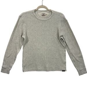 Faherty Knitwear Mens Size M Thermal Shirt Organic Cotton Waffle Crew Neck